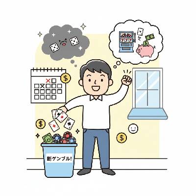 ギャンブルやめる人